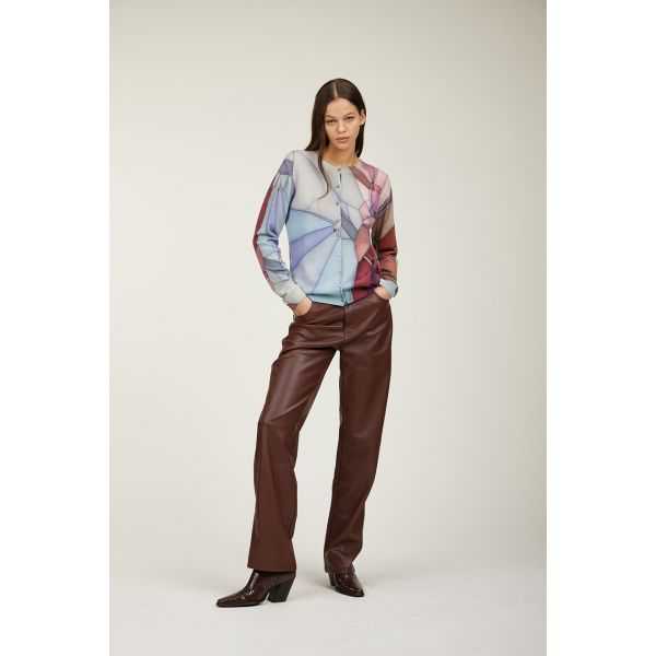 Giacca coreana con stampa Vetrate double use
