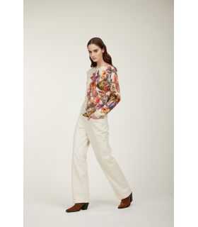 Giacca coreana con stampa Floreale