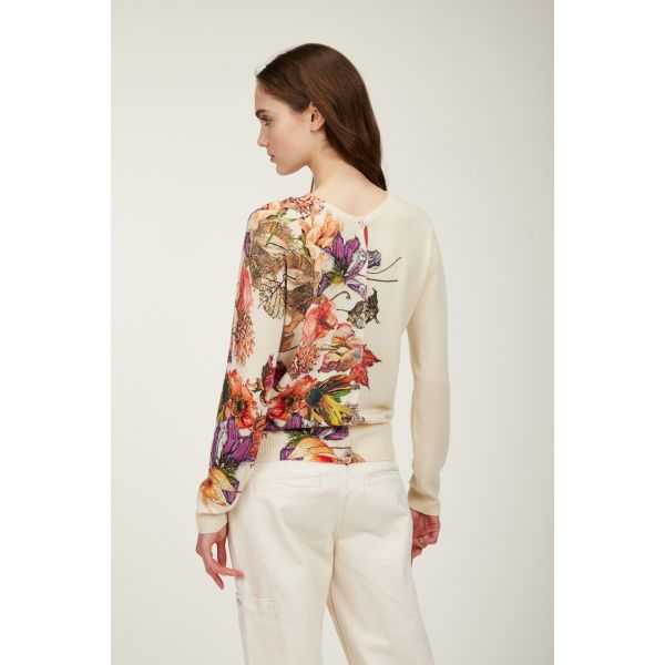 Giacca coreana con stampa Floreale