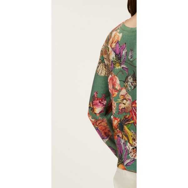 Korean jacket with Floreale print