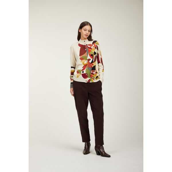 Jacket with Astratta print