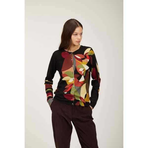 Korean jacket with Astratta print double use