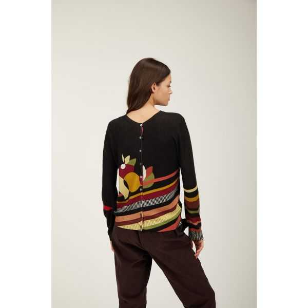 Korean jacket with Astratta print double use