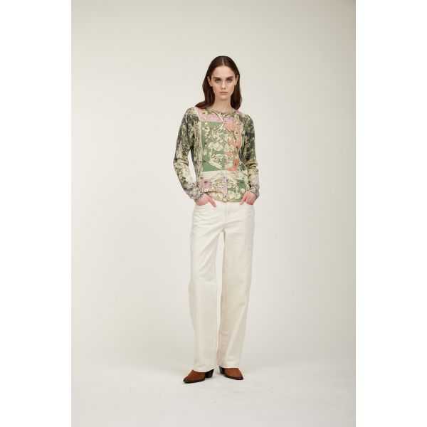Korean jacket with Liberty print double use