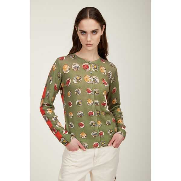 Korean jacket with Stemmi print double use