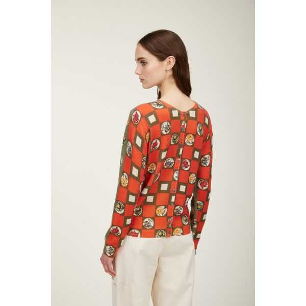 Korean jacket with Stemmi print double use