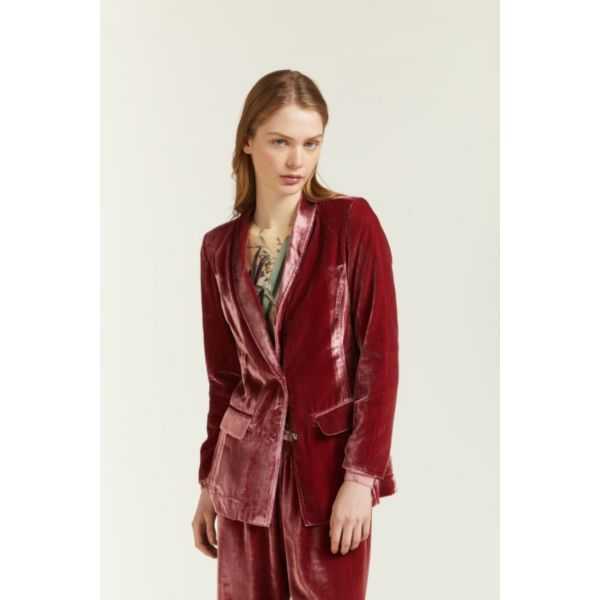 Blazer in velluto