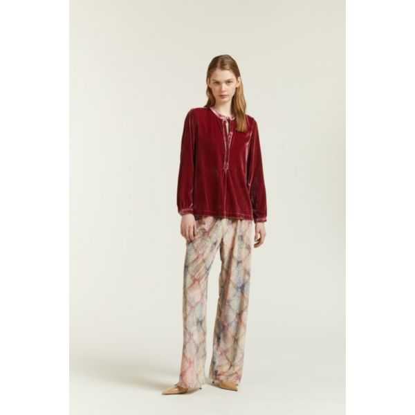 Blusa in Velluto
