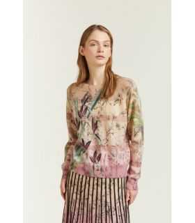 Maglia Rigata con stampa Botanica double use