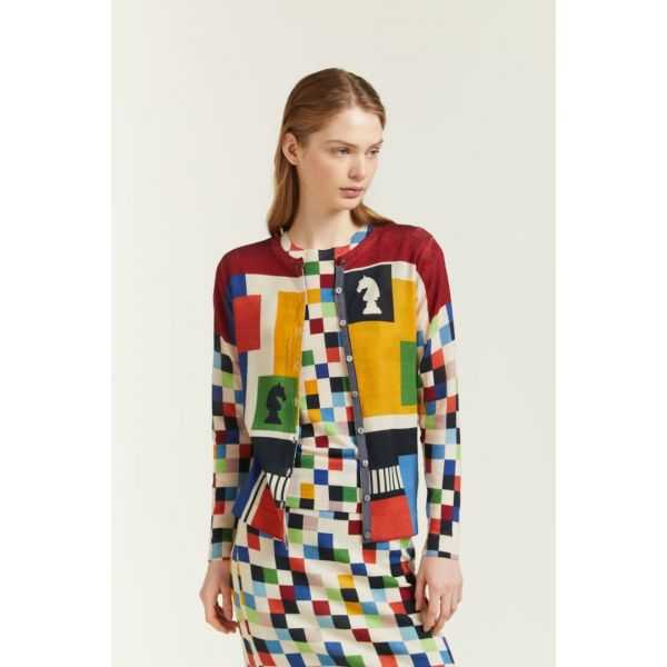 Twin set with Chess print (Z354+Z355) double use