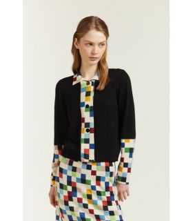 Jacket with Chess print Inserts