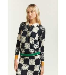 Polo shirt with Squares print