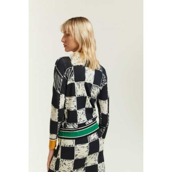 Polo shirt with Squares print