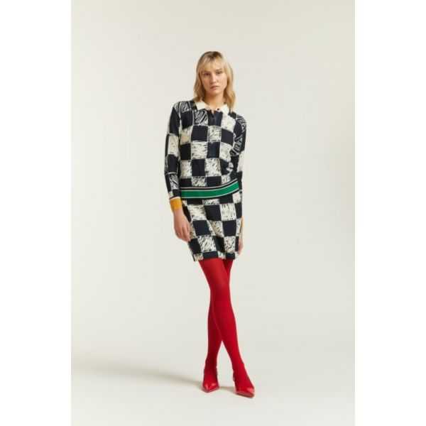 Polo shirt with Squares print