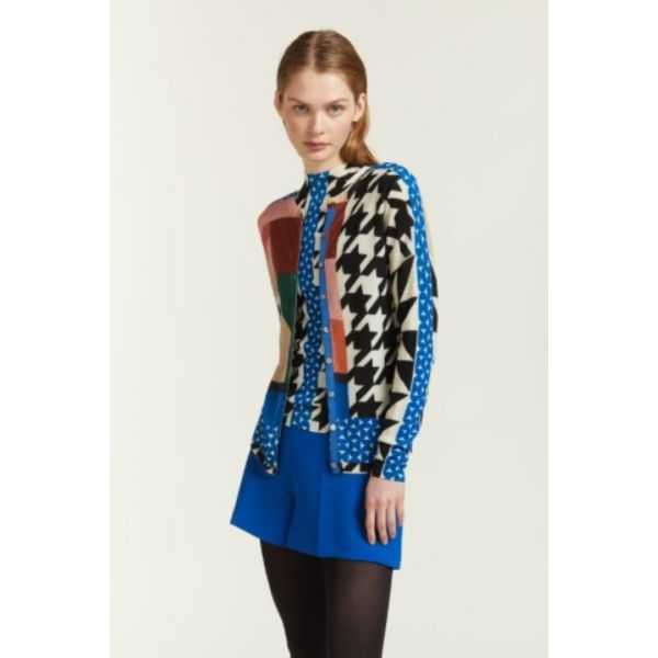 Twin set with Pied de Poule print (Z317+Z318) double use