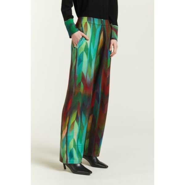 Pants with Optical print
