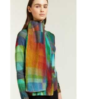Scarf with Optical print