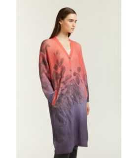 Coat with Degradè print