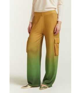 Pantalone Cargo con stampa Degradè