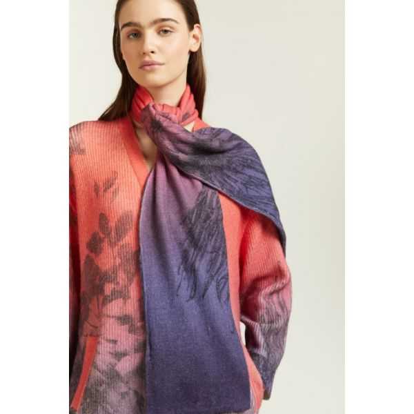 Scarf with Degradè print
