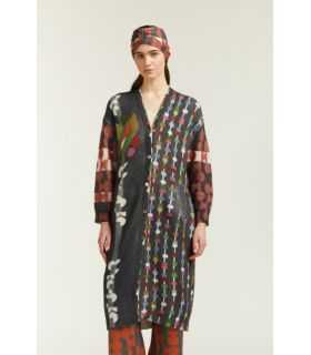 Coat with Pop print