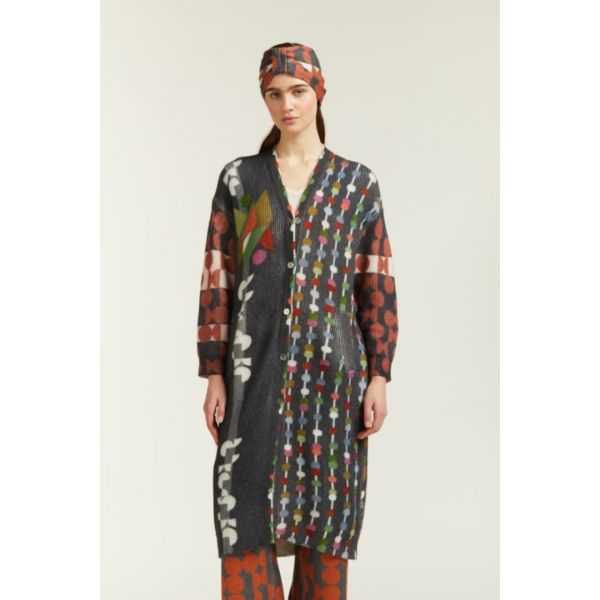 Coat with Pop print