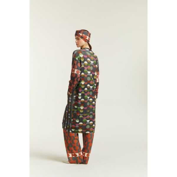 Coat with Pop print