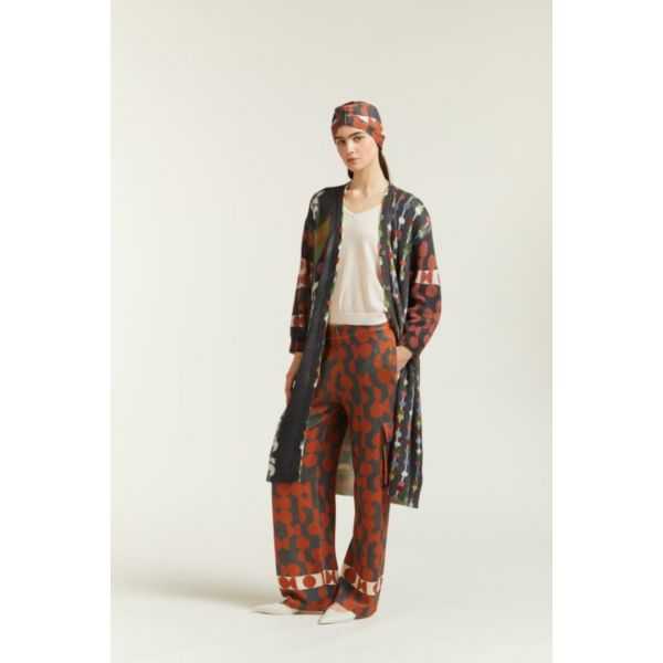Coat with Pop print