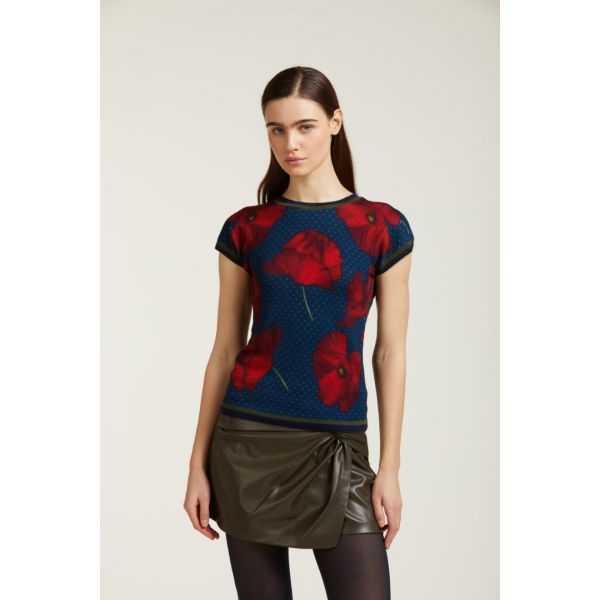 Twin set with Poppies print (Z206+Z207) double use