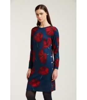 Dress with Poppies print double use