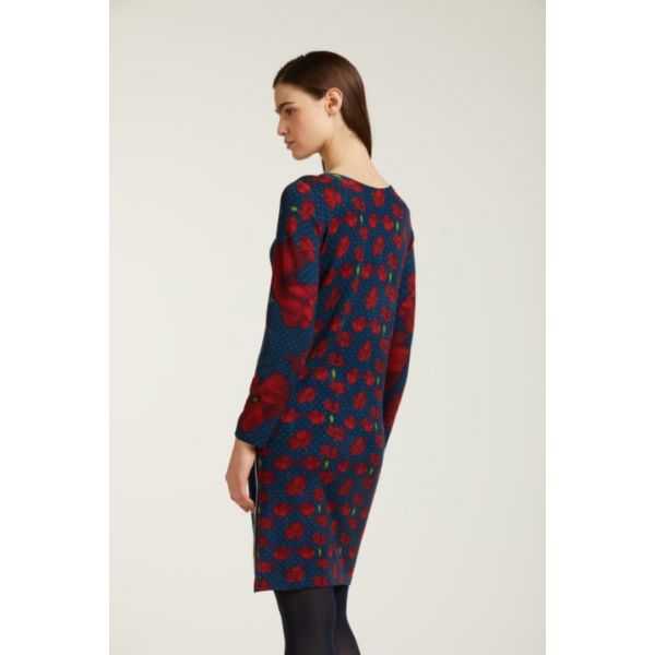 Dress with Poppies print double use