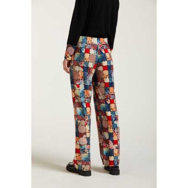 Pantalone stampa mosaico