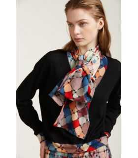 Scarf with Mosaic print