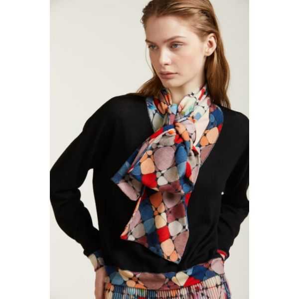 Scarf with Mosaic print