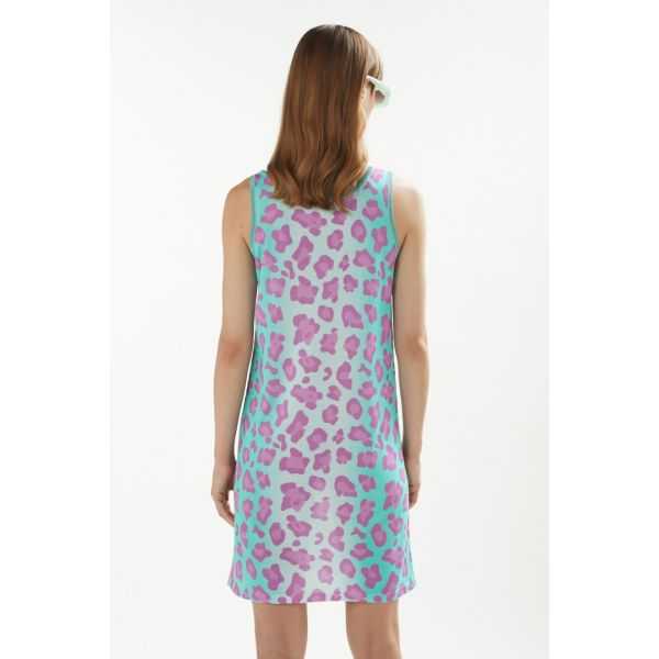 Dress with Animalier print double use