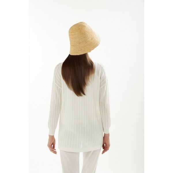 Pointelle cardigan