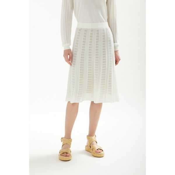 Pointelle skirt