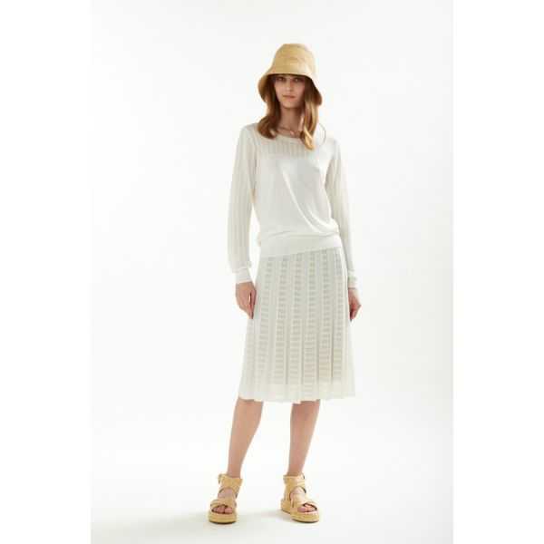 Pointelle skirt
