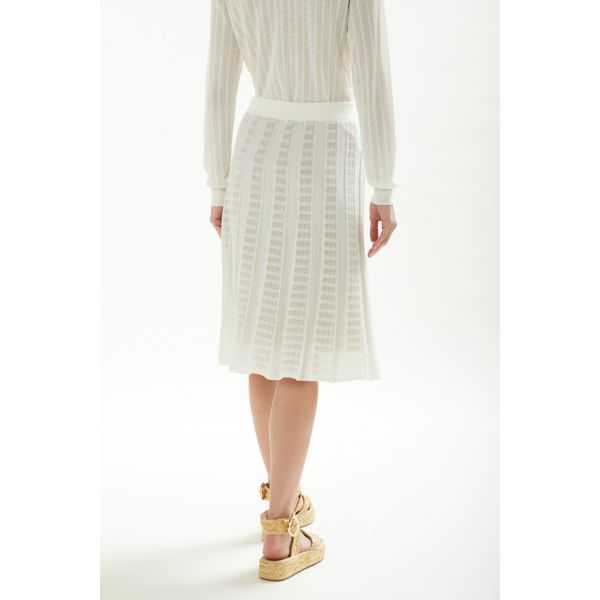 Pointelle skirt