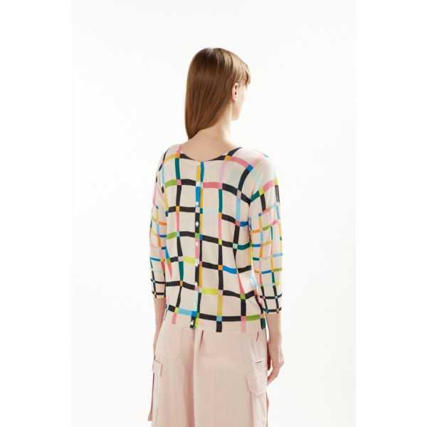 Twin set with Zodiaco print double use