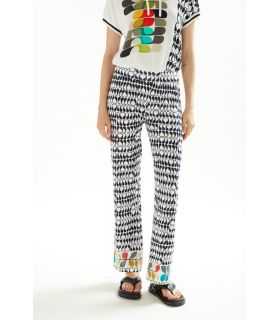 Pants with Pop print