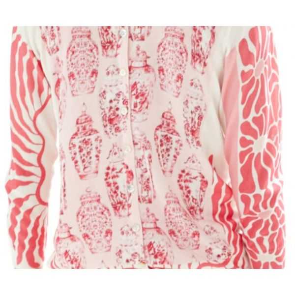 Long sleeves shirt with Ceramic print