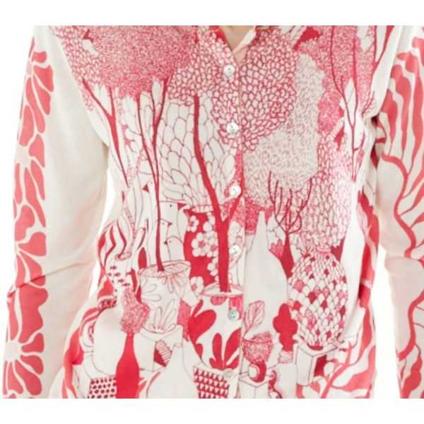 Long sleeves shirt with Ceramic print