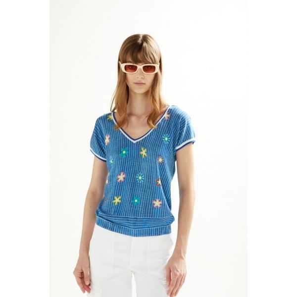 Twin set con stampa Jeans