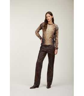 Giacca coreana con stampa Animalier double use