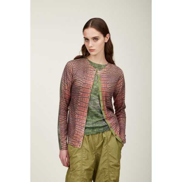 Twin set with Cocco bicolor print double use