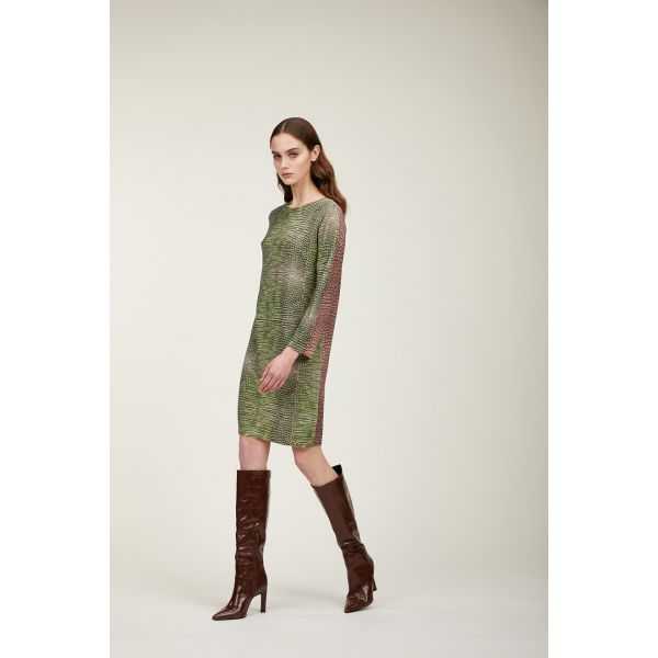Dress with Cocco bicolor print double use