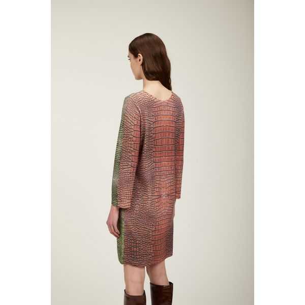 Dress with Cocco bicolor print double use
