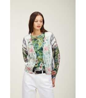 Twin set with Garden print