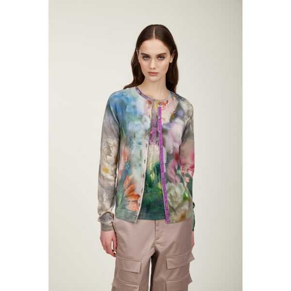 Twin set con stampa Rugiada double use